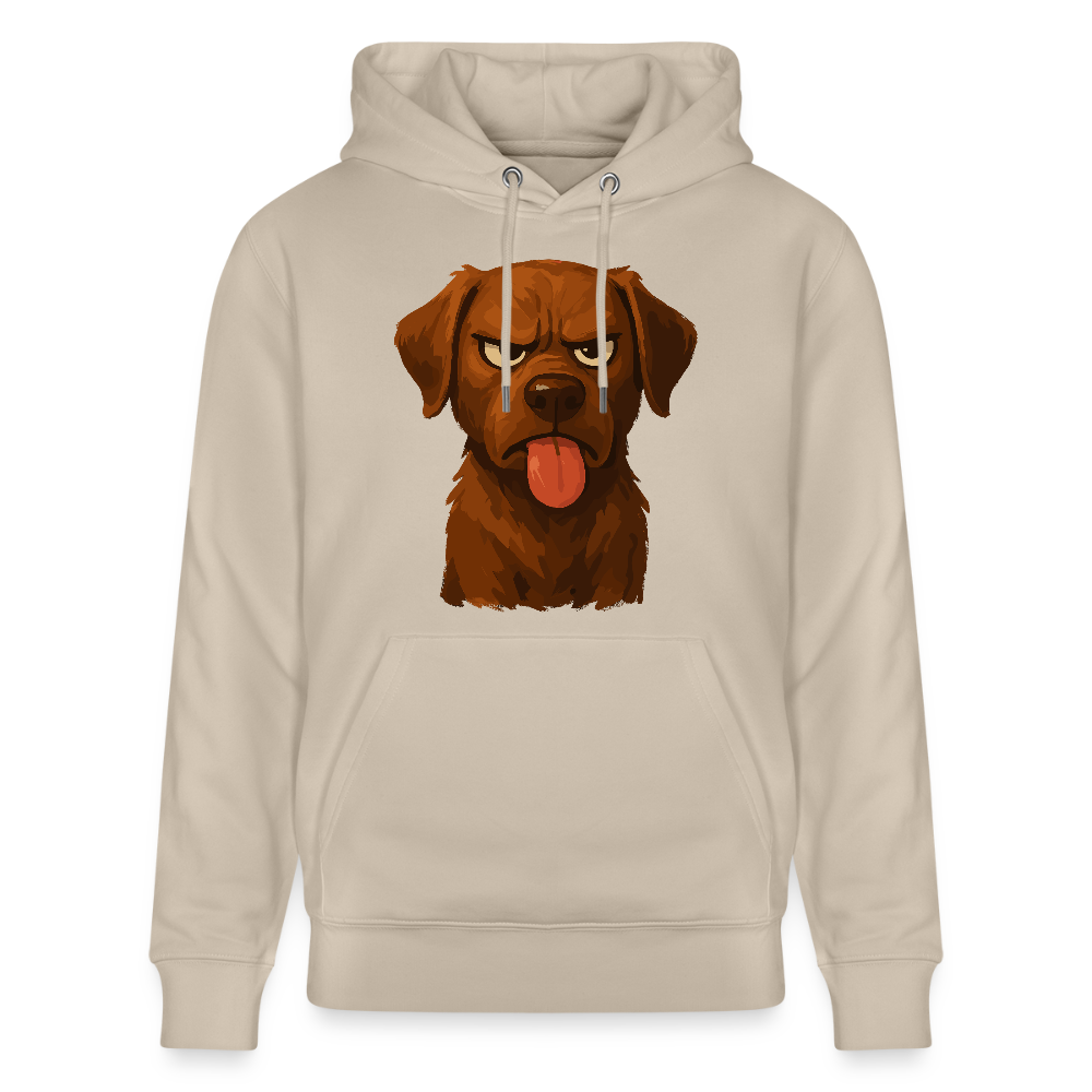 Labrador Hoddie – Frecher Cartoon Hund mit Zunge | Lustiges Geschenk für Hundefans und Hundebesitzer - Beige