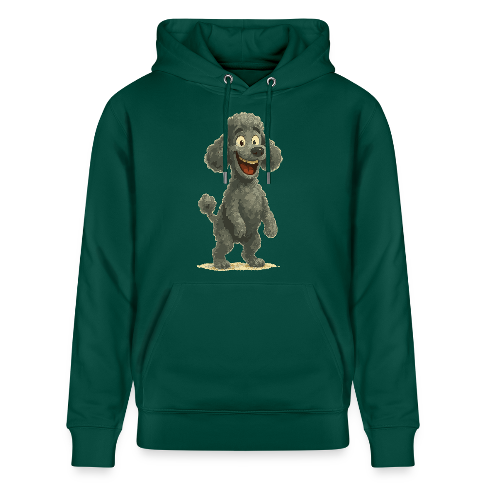 Pudel Hoodie mit breitem Grinsen Lustiger Cartoon – Witziges Hunde Design für Pudel Fans und Hundeliebhaber - Forest