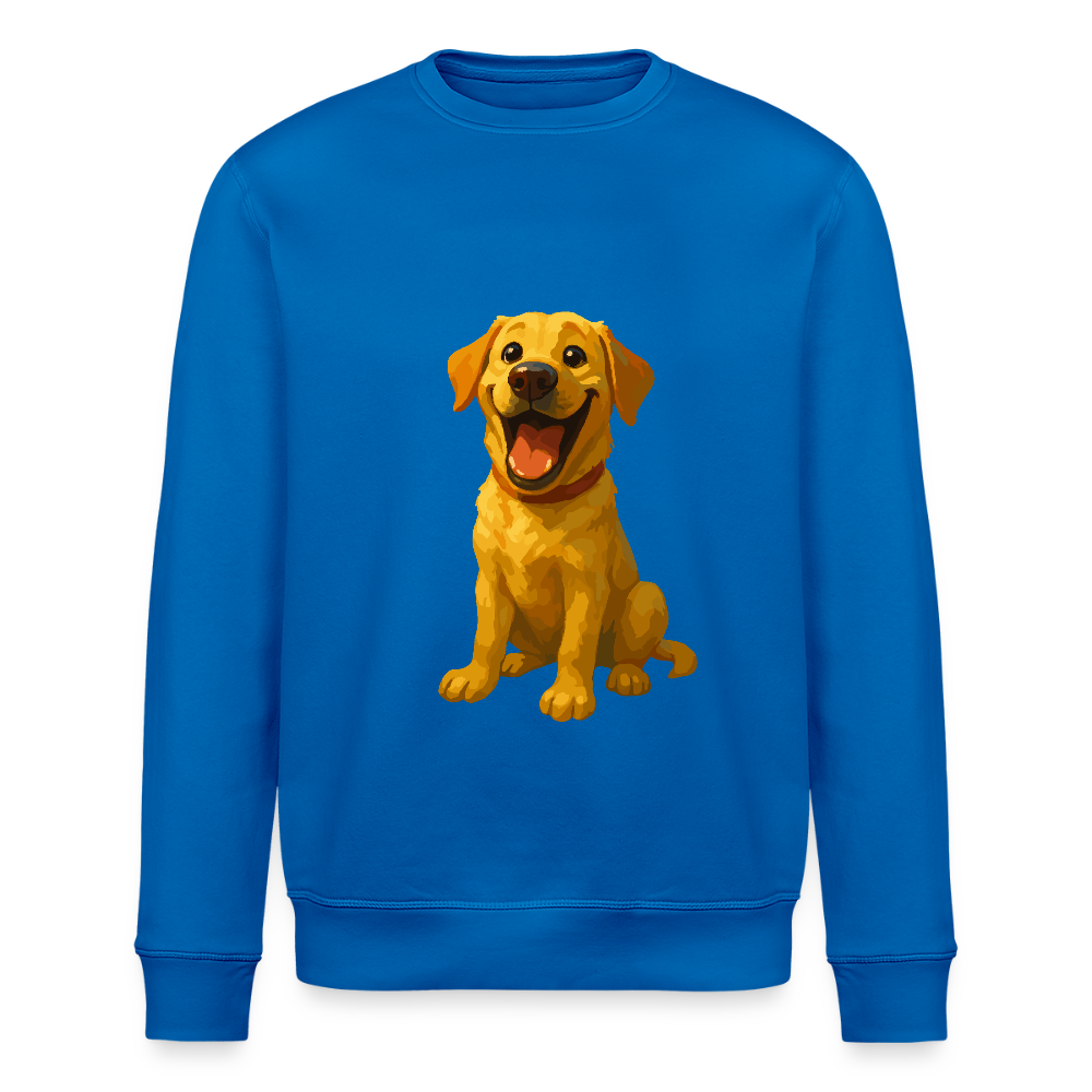 Labrador Sweatshirt – Lachender Cartoon Hund | Lustiges Geschenk für Hundebesitzer, Labrador-Fans und Hundefreunde - Königsblau