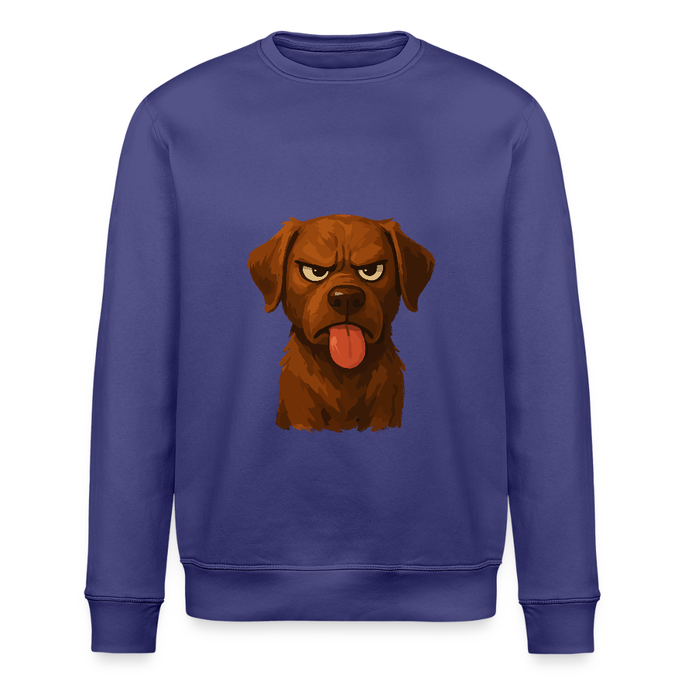 Labrador Sweatshirt – Frecher Cartoon Hund mit Zunge | Lustiges Geschenk für Hundefans und Hundebesitzer - Dämmerung