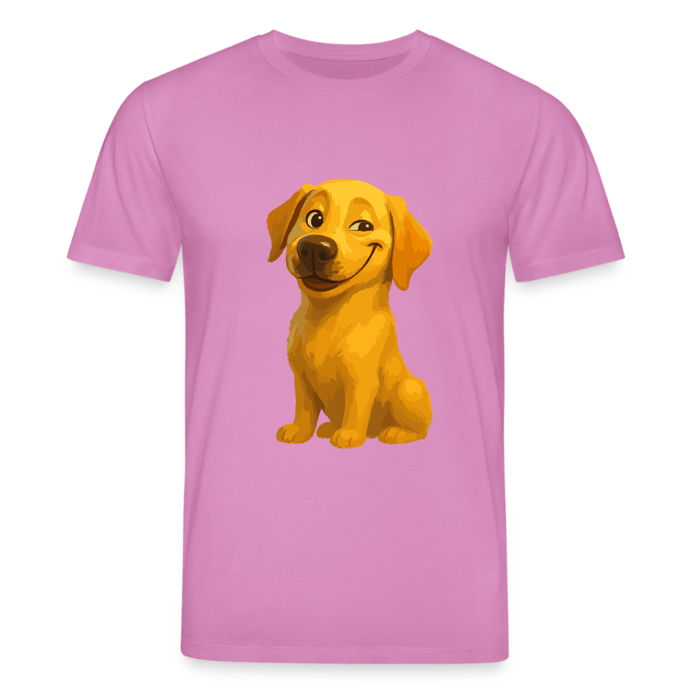 Labrador T-Shirt – Grinsender Cartoon Hund | Lustiges Geschenk für Hundebesitzer, Hundefans und Labrador-Liebhaber - Pink