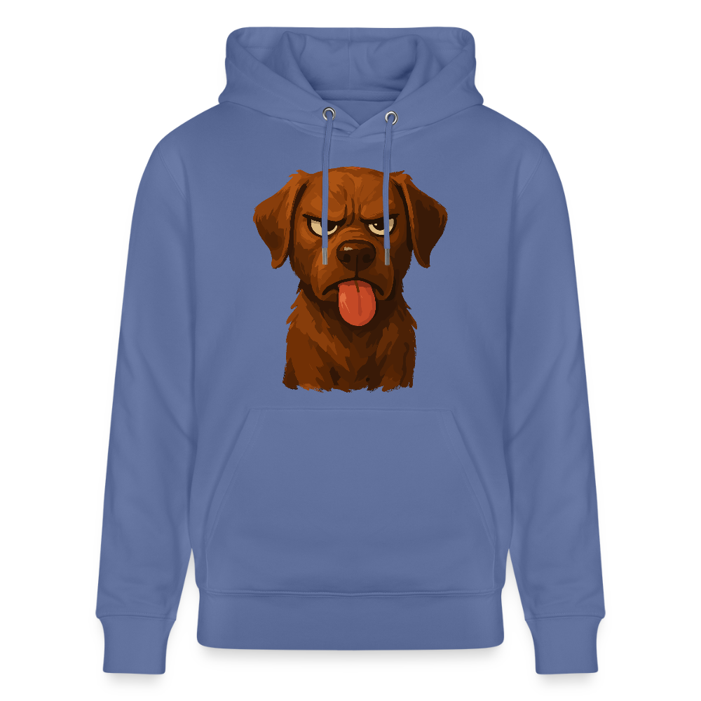 Labrador Hoddie – Frecher Cartoon Hund mit Zunge | Lustiges Geschenk für Hundefans und Hundebesitzer - Blau