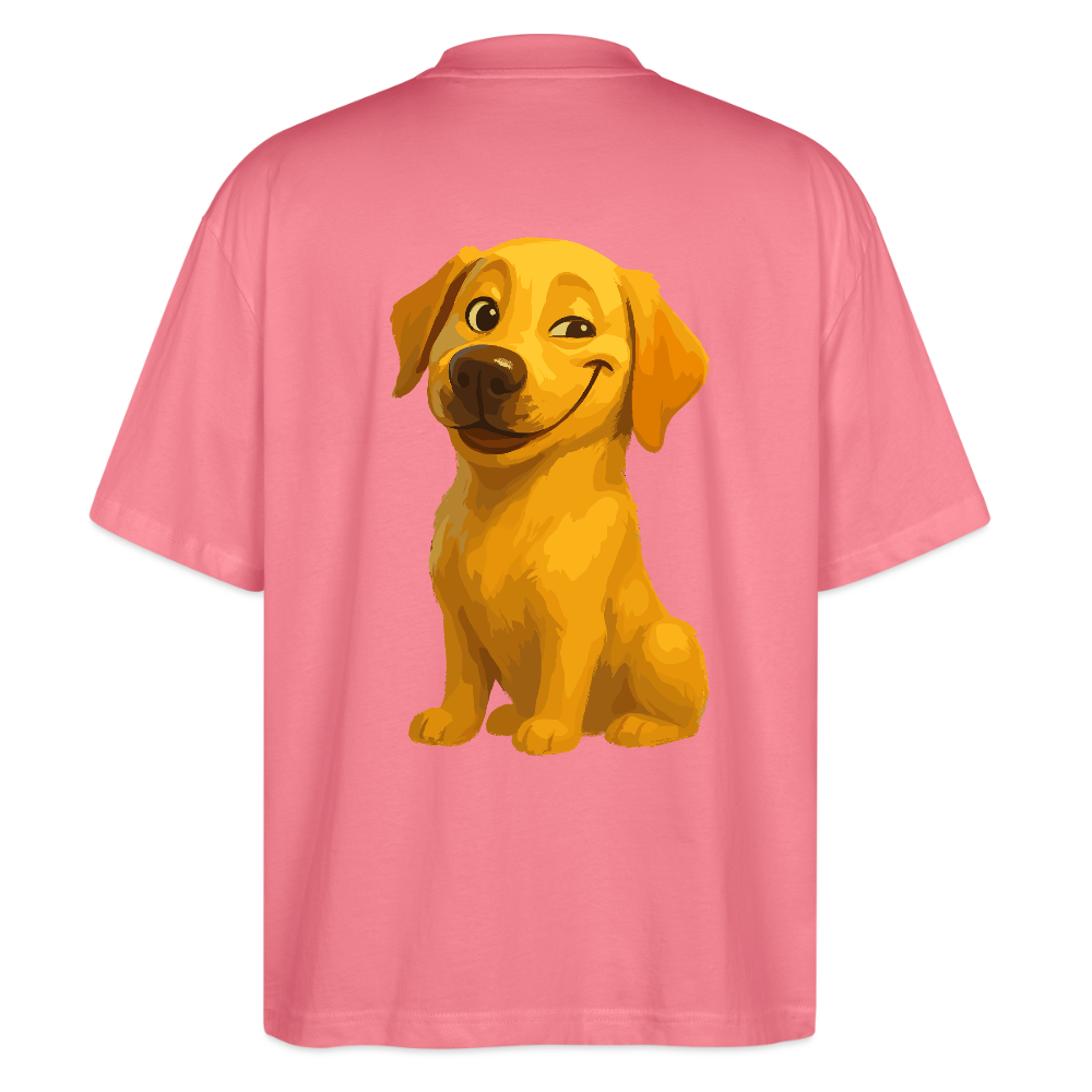 Labrador Oversized – Grinsender Cartoon Hund | Lustiges Geschenk für Hundebesitzer, Hundefans und Labrador-Liebhaber - Pink