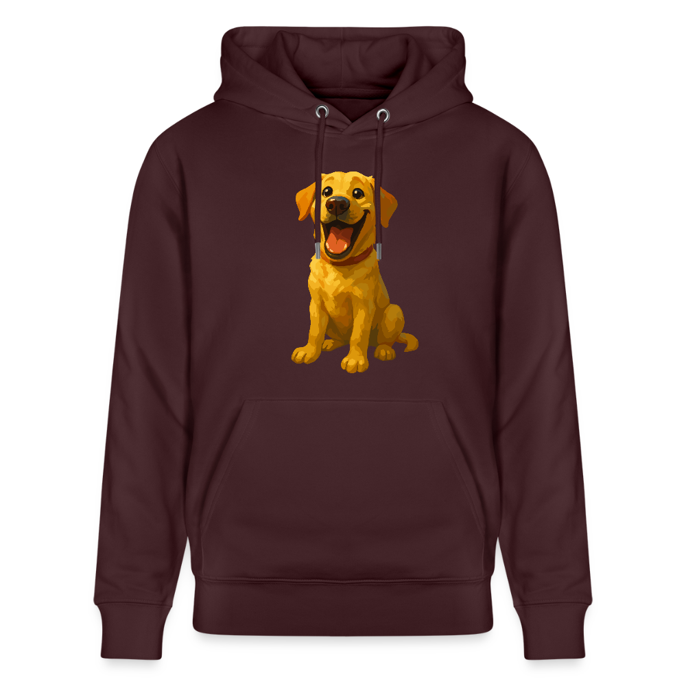 Labrador Hoodie – Lachender Cartoon Hund | Lustiges Geschenk für Hundebesitzer, Labrador-Fans und Hundefreunde - Maroon