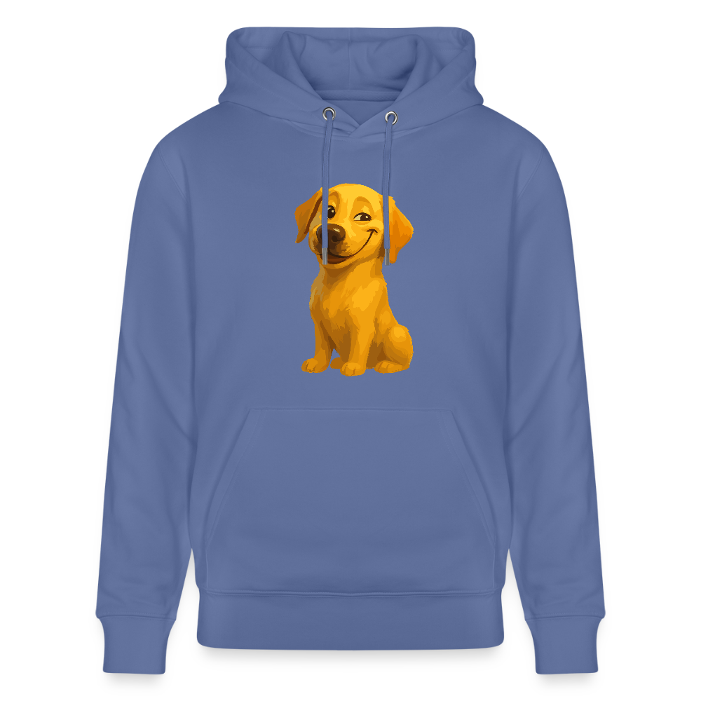Labrador Hoodie – Grinsender Cartoon Hund | Lustiges Geschenk für Hundebesitzer, Hundefans und Labrador-Liebhaber - Blau
