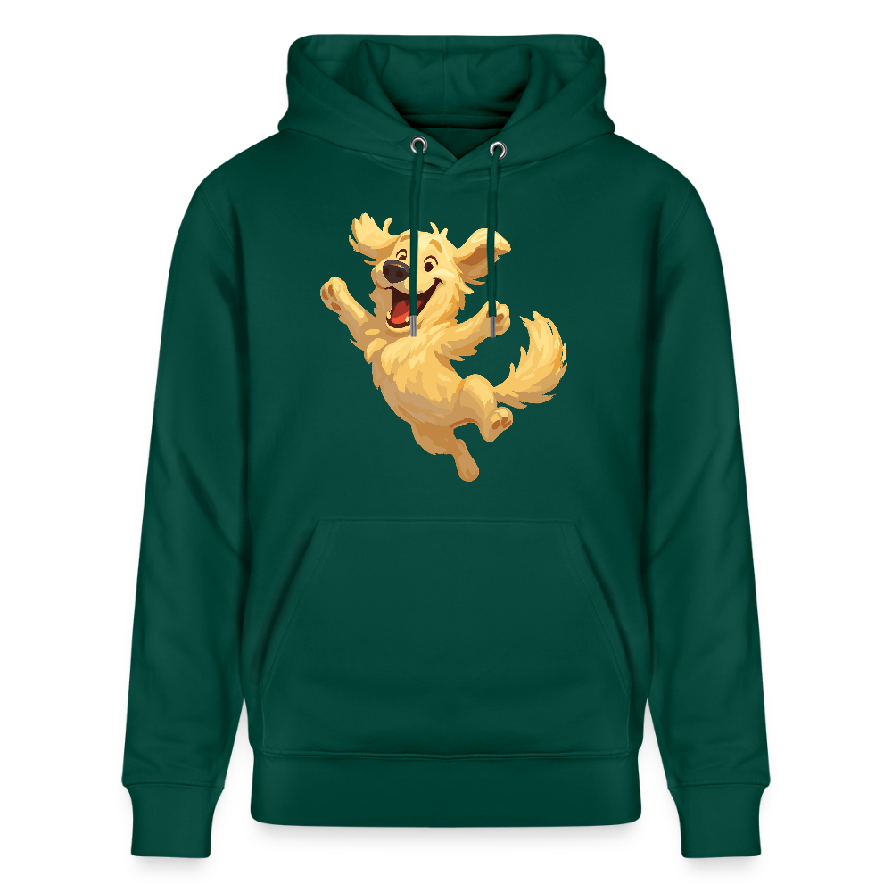 Golden Retriever Hoodie Springender Cartoon – fröhliches Hundemotiv, perfektes Geschenk für Hundeliebhaber und Tierfreunde - Forest
