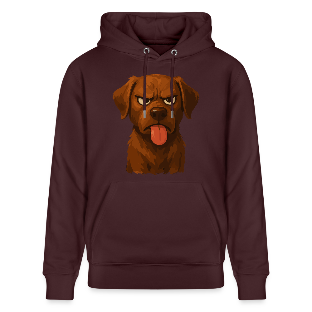 Labrador Hoddie – Frecher Cartoon Hund mit Zunge | Lustiges Geschenk für Hundefans und Hundebesitzer - Maroon