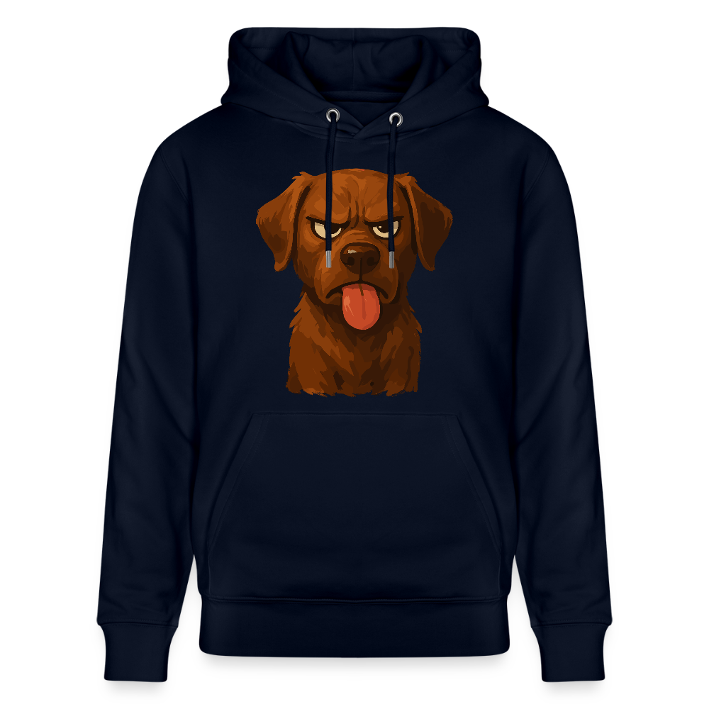 Labrador Hoddie – Frecher Cartoon Hund mit Zunge | Lustiges Geschenk für Hundefans und Hundebesitzer - Navy