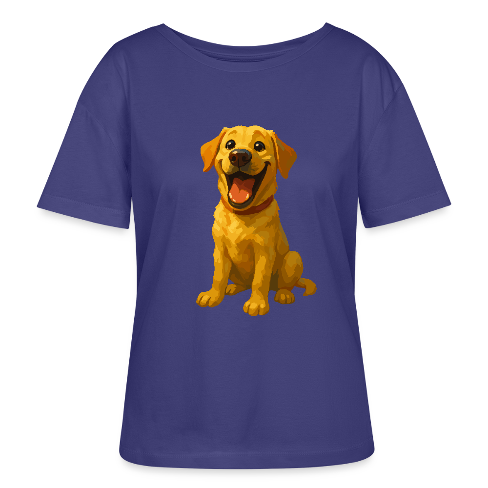 Labrador Shirt – Lachender Cartoon Hund | Lustiges Geschenk für Hundebesitzer, Labrador-Fans und Hundefreunde - Dämmerung