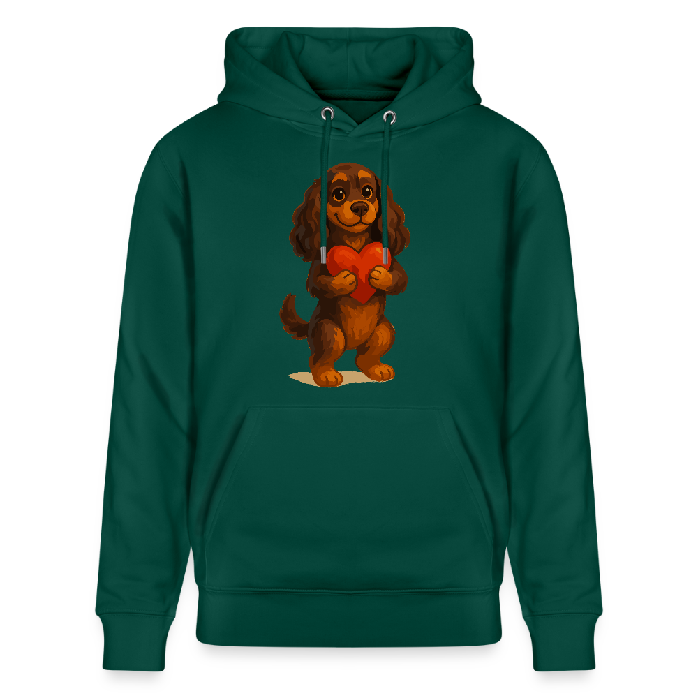 Cocker Spaniel Hoodie mit Herz – Süßer Cartoon Hund, perfektes Motiv für Valentinstag und Hundeliebhaber - Forest