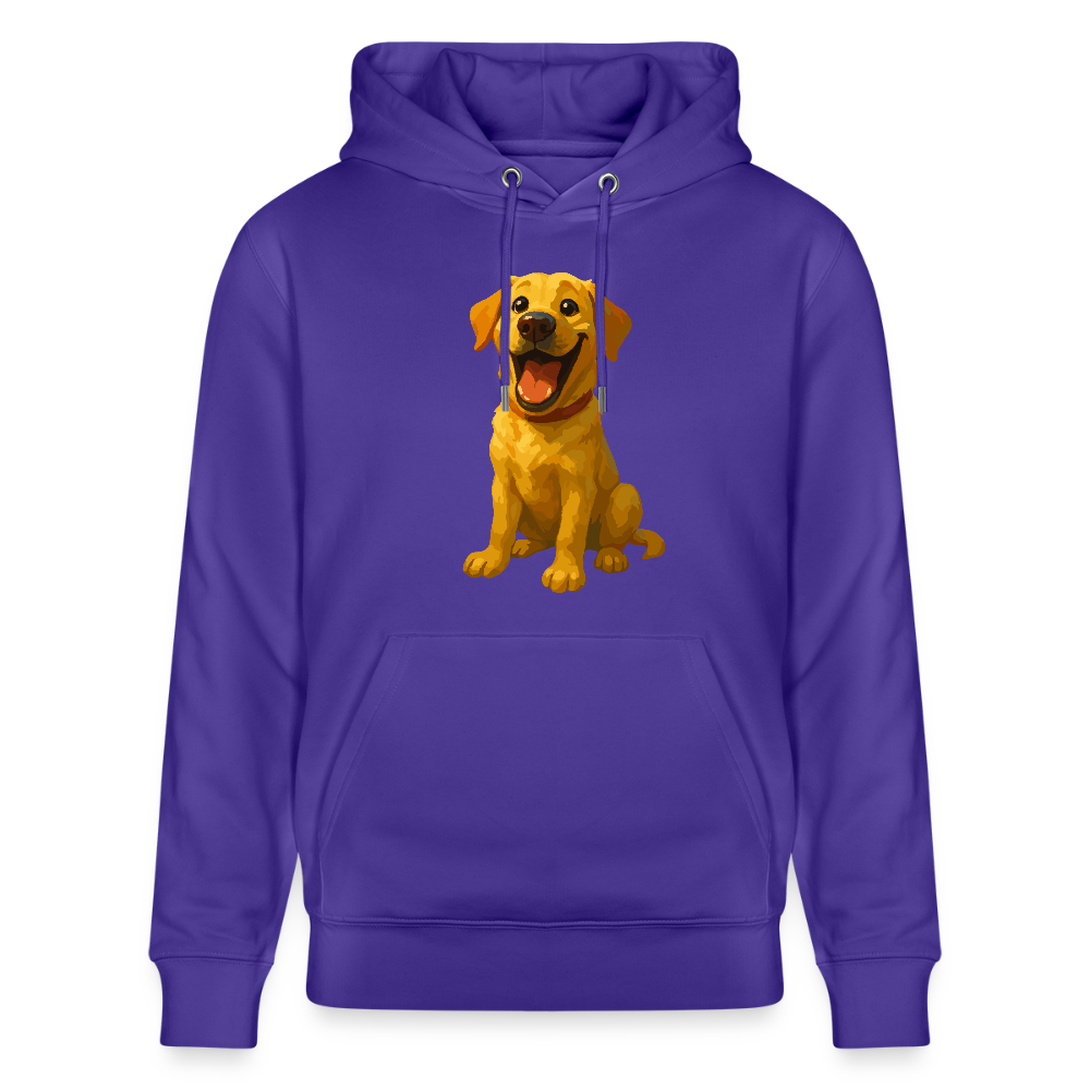Labrador Hoodie – Lachender Cartoon Hund | Lustiges Geschenk für Hundebesitzer, Labrador-Fans und Hundefreunde - Purple Love