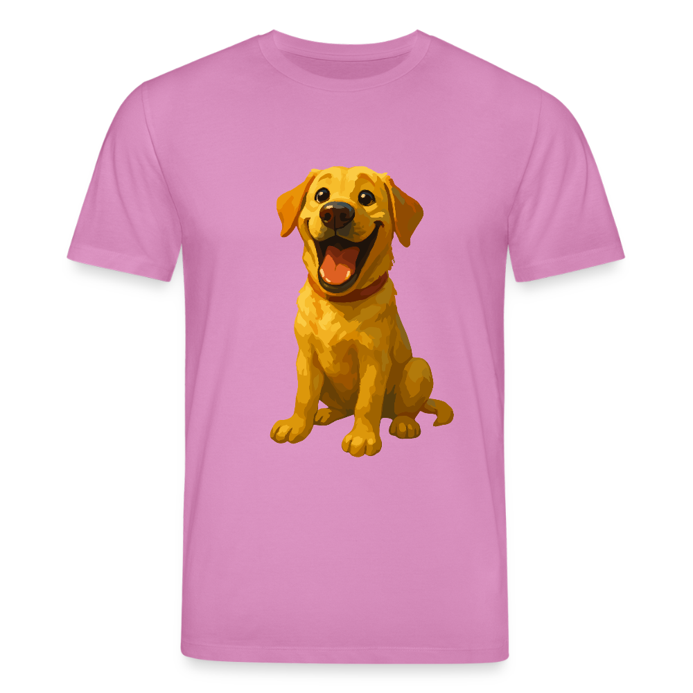 Labrador T-Shirt – Lachender Cartoon Hund | Lustiges Geschenk für Hundebesitzer, Labrador-Fans und Hundefreunde - Pink