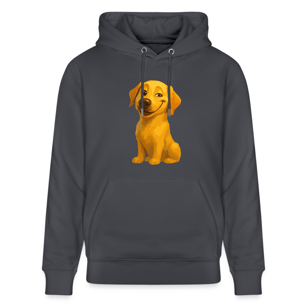 Labrador Hoodie – Grinsender Cartoon Hund | Lustiges Geschenk für Hundebesitzer, Hundefans und Labrador-Liebhaber - Indigoblau