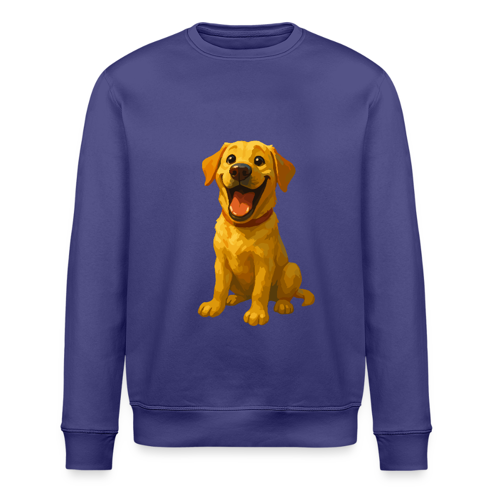 Labrador Sweatshirt – Lachender Cartoon Hund | Lustiges Geschenk für Hundebesitzer, Labrador-Fans und Hundefreunde - Dämmerung