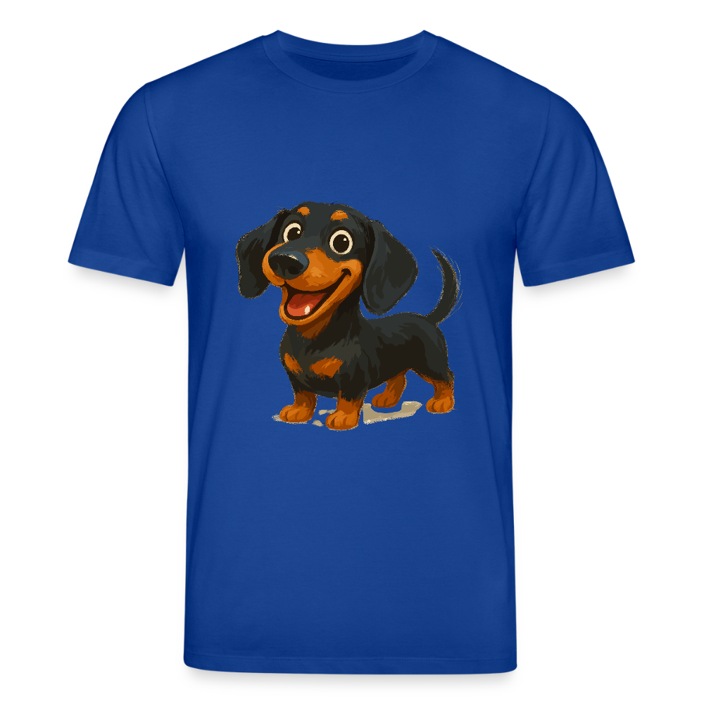 Dackel T-Shirt – Fröhlicher Cartoon Dachshund | Niedlicher Hund Pullover Geschenk für Hundefans - Dunkelblau