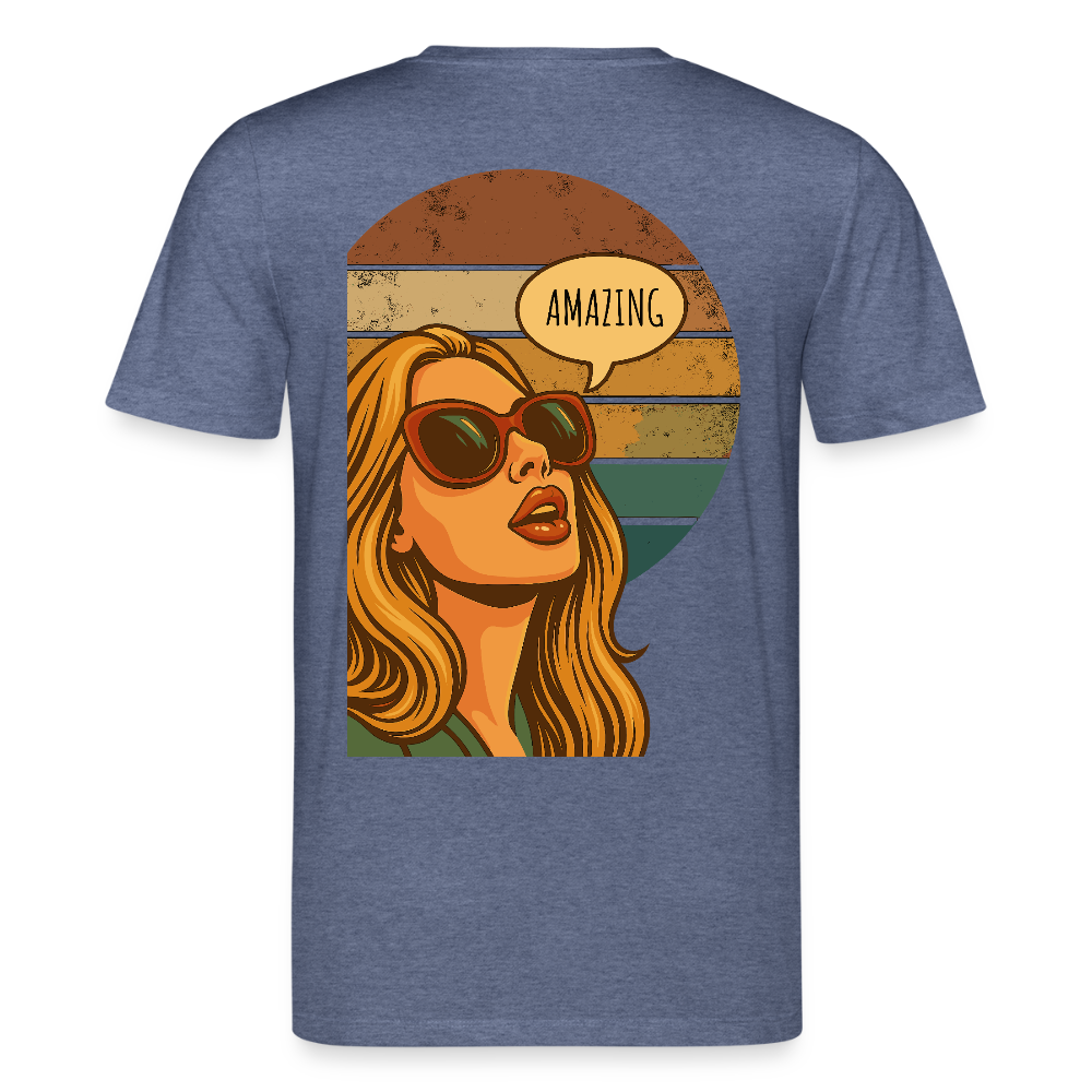 Stanley/Stella Unisex Bio-T-Shirt CREATOR - Dunkelblau meliert