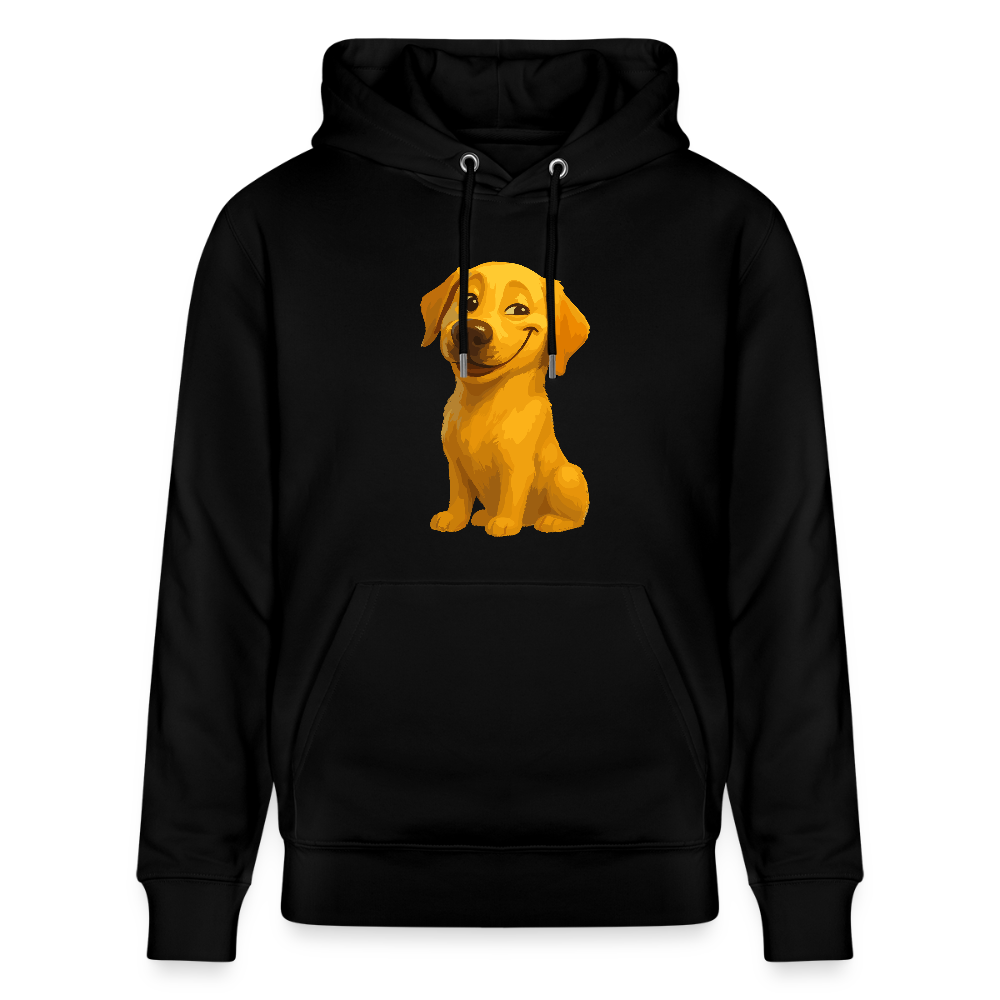 Labrador Hoodie – Grinsender Cartoon Hund | Lustiges Geschenk für Hundebesitzer, Hundefans und Labrador-Liebhaber - Schwarz