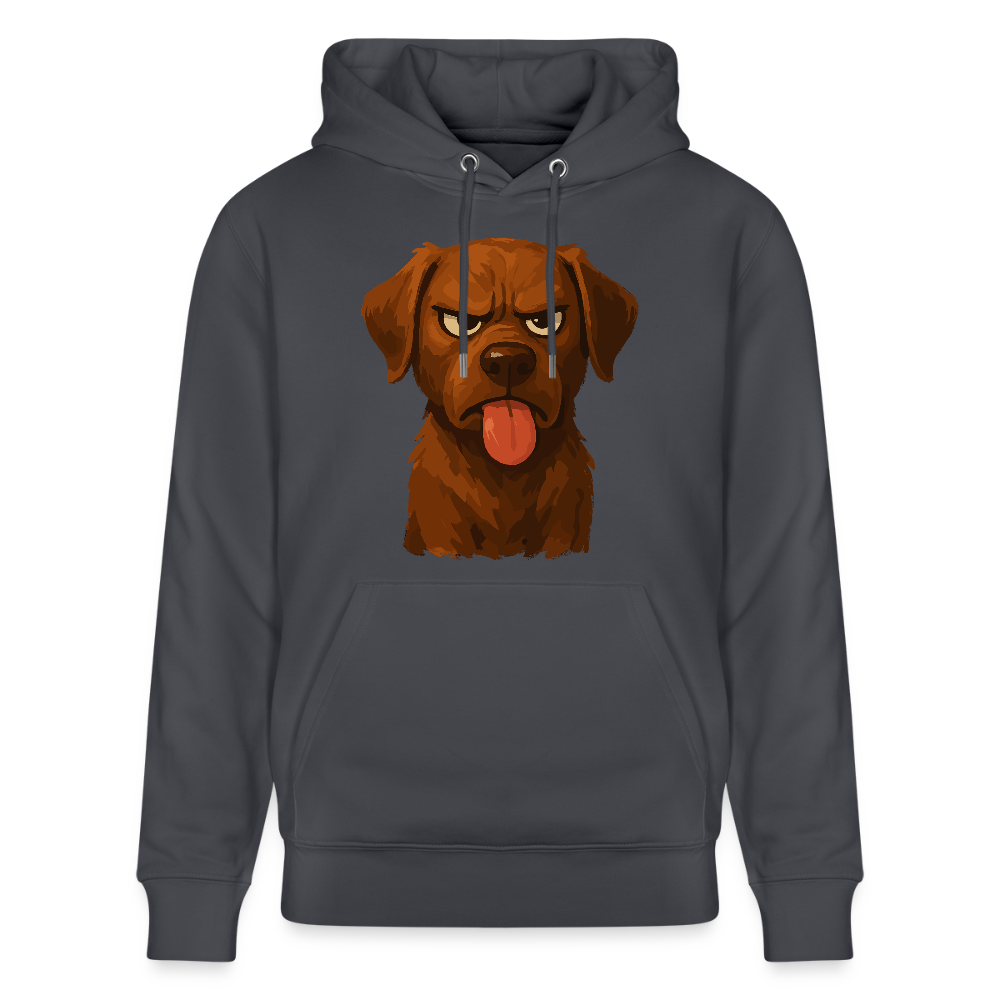 Labrador Hoddie – Frecher Cartoon Hund mit Zunge | Lustiges Geschenk für Hundefans und Hundebesitzer - Indigoblau