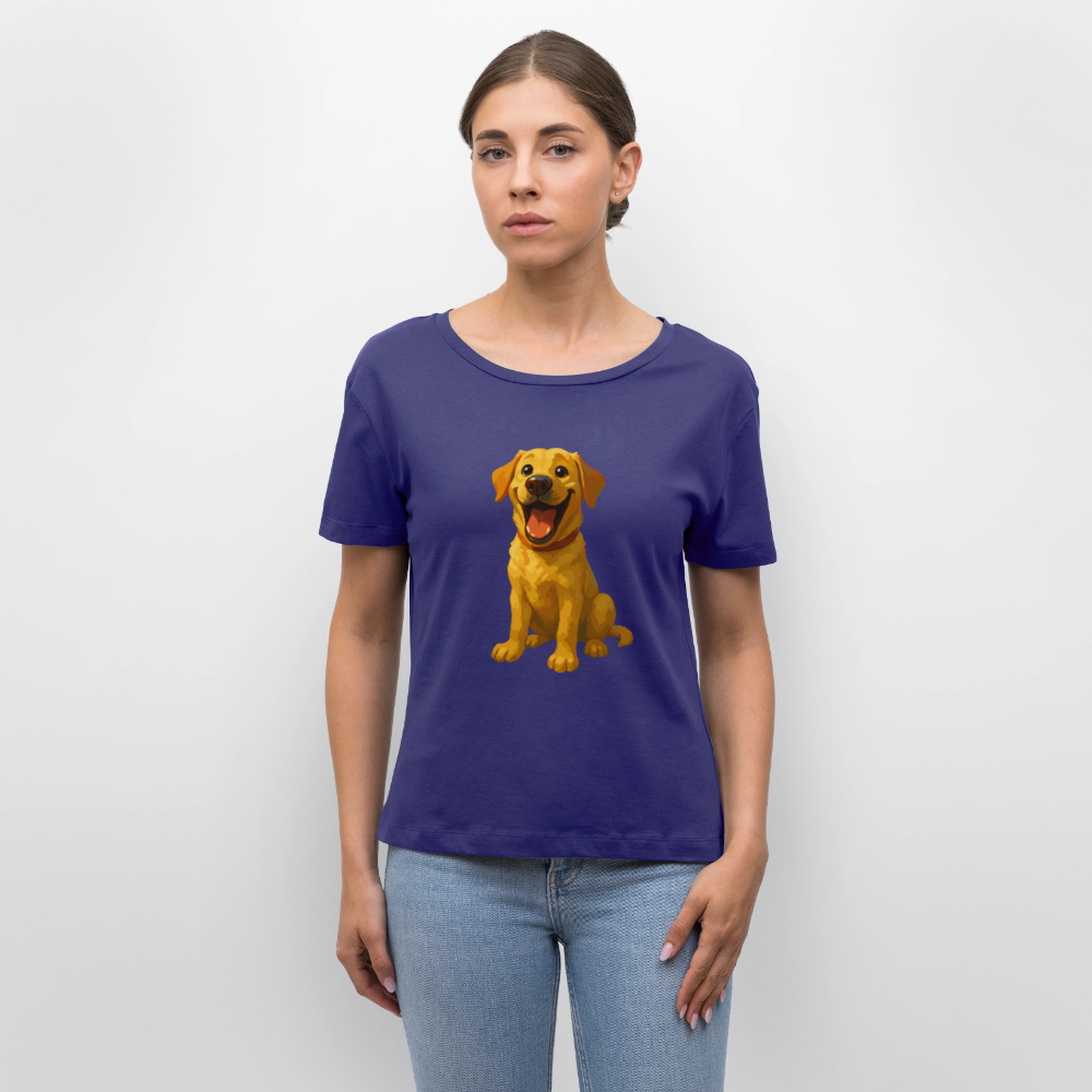 Labrador Shirt – Lachender Cartoon Hund | Lustiges Geschenk für Hundebesitzer, Labrador-Fans und Hundefreunde - Dämmerung
