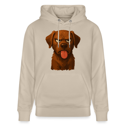 Labrador Hoddie – Frecher Cartoon Hund mit Zunge | Lustiges Geschenk für Hundefans und Hundebesitzer - Beige