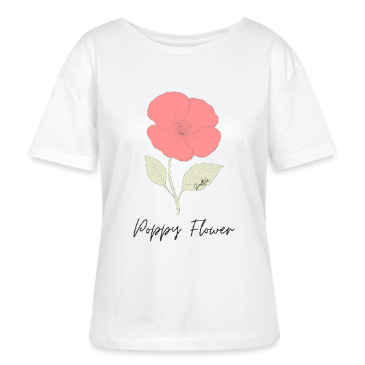 Woman T-Shirt - Poppy - Front - Weiß