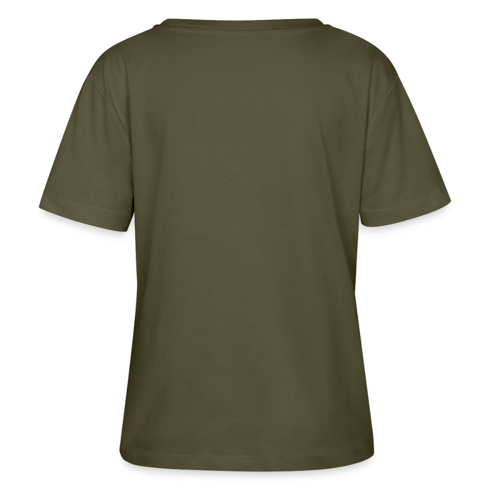 Golden Retriever Shirt Fröhlicher  Cartoon – lachendes Hundemotiv, süßes Geschenk für Hundeliebhaber und Tierfreunde - Khaki