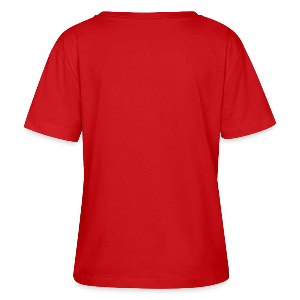 Australian Shepherd Shirt Verliebter Cartoon mit roten Herzen – Liebevolles Hunde Motiv für Valentinstag, Freundschaft und Geschenkideen - Rot
