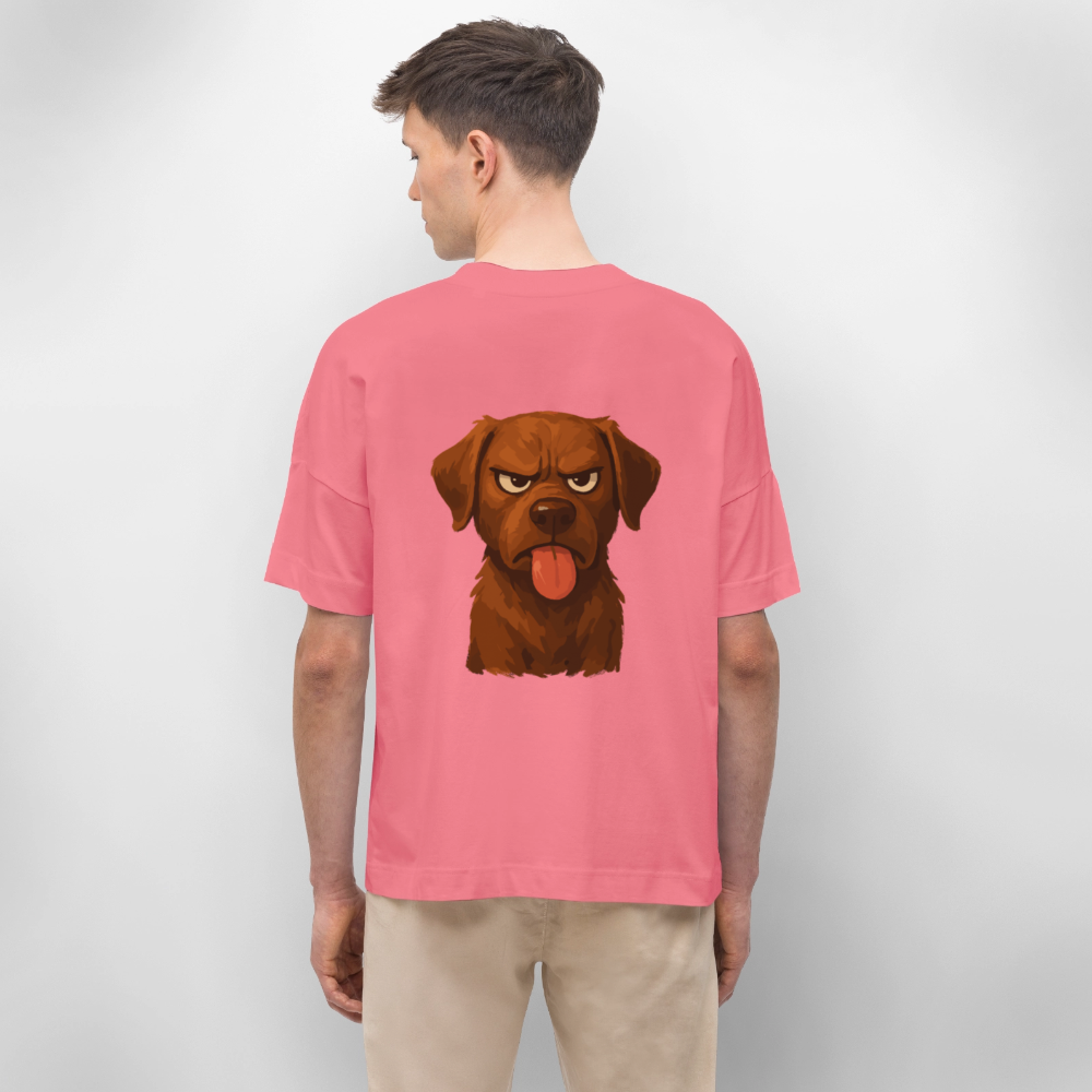 Labrador Oversized – Frecher Cartoon Hund mit Zunge | Lustiges Geschenk für Hundefans und Hundebesitzer - Pink 