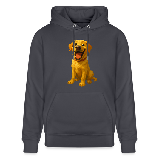 Labrador Hoodie – Lachender Cartoon Hund | Lustiges Geschenk für Hundebesitzer, Labrador-Fans und Hundefreunde - Indigoblau