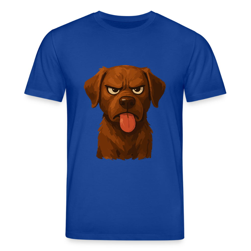 Labrador T-Shirt – Frecher Cartoon Hund mit Zunge | Lustiges Geschenk für Hundefans und Hundebesitzer - Dunkelblau