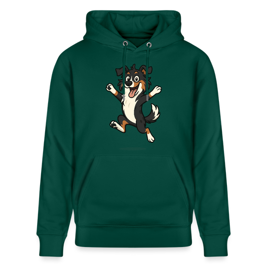 Australian Shepherd Hoodie Cartoon hüpfend – Fröhliches Hunde Motiv voller Freude und Energie für Hundeliebhaber und Geschenkideen - Forest