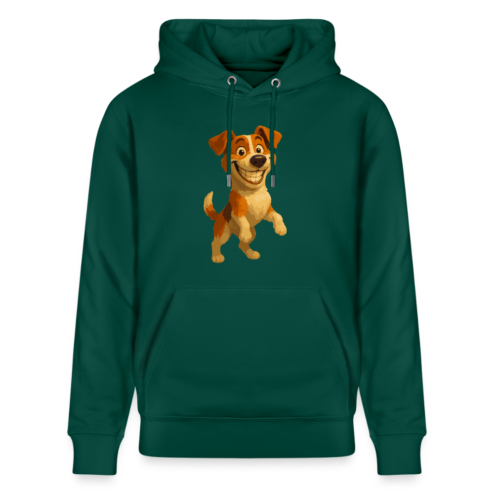 Jack Russell Terrier Hoodie breit grinsend – süßer Cartoon Hund, lustiges Motiv für Hundeliebhaber & Geschenkidee für Tierfreunde - Forest