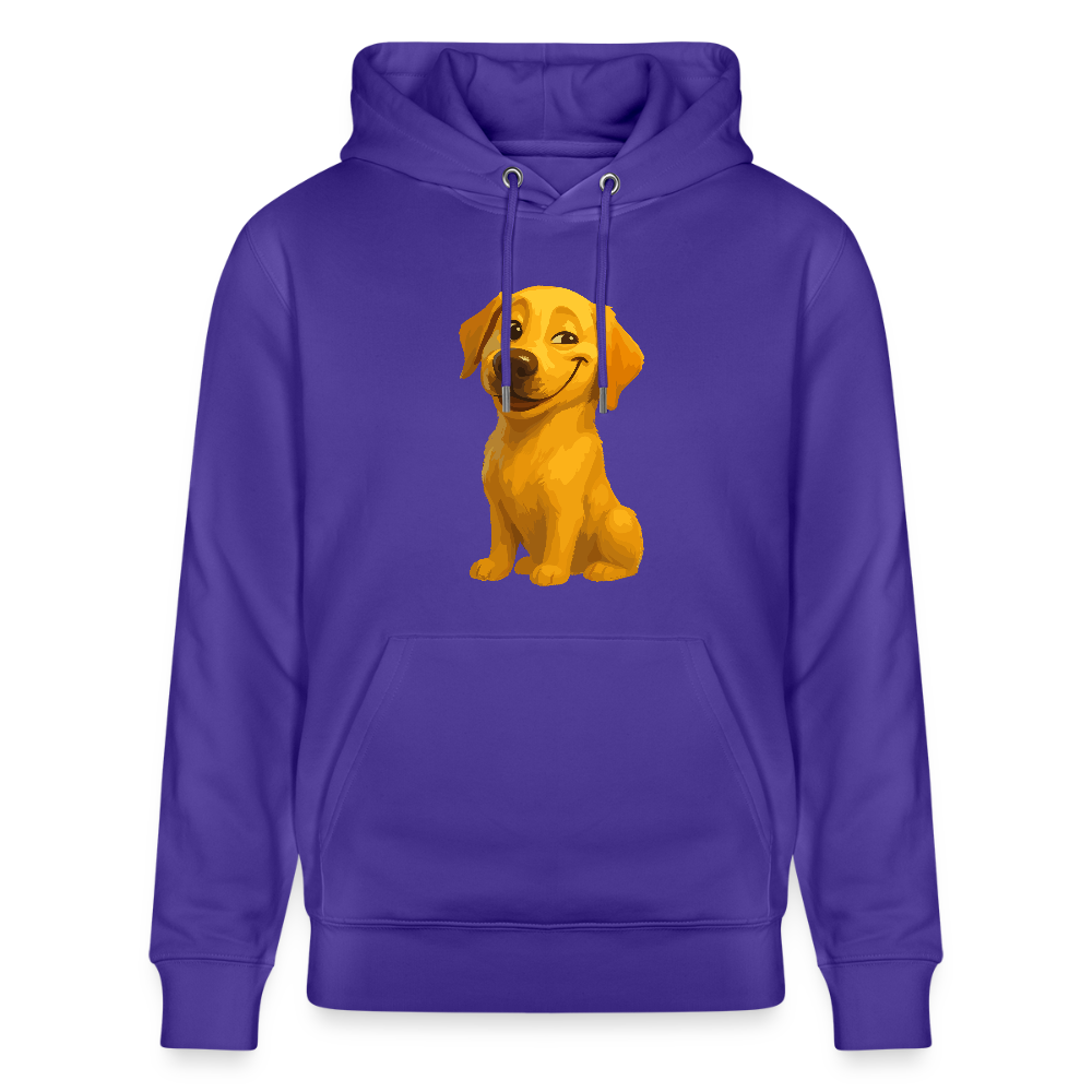 Labrador Hoodie – Grinsender Cartoon Hund | Lustiges Geschenk für Hundebesitzer, Hundefans und Labrador-Liebhaber - Purple Love 